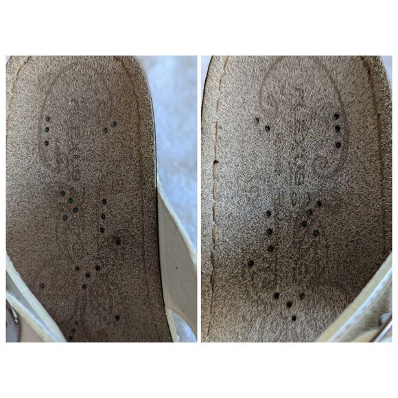 Flexus by Spring Step Nery Nordstrom White Slide Sandals Sz 7 - Picture 5 of 10